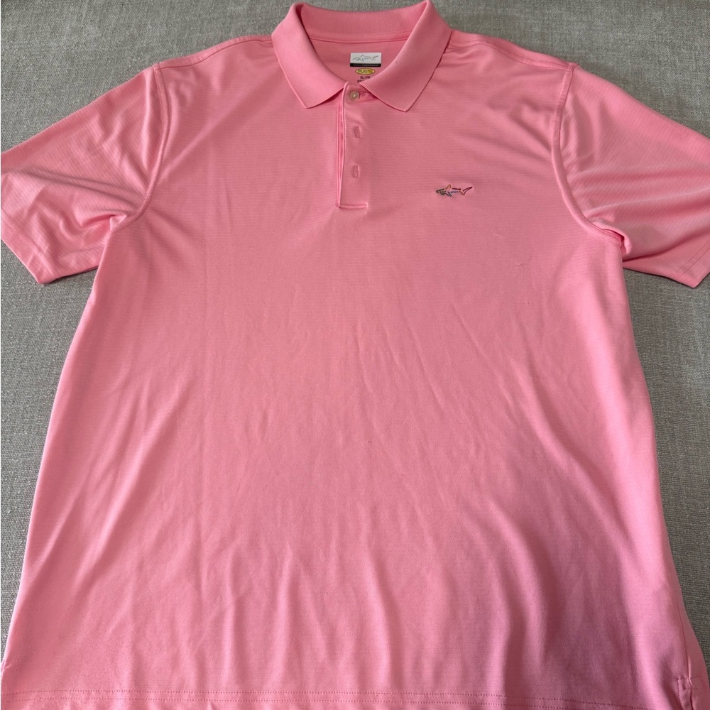 Greg Norman Collection Men's Pink Polo Shirt